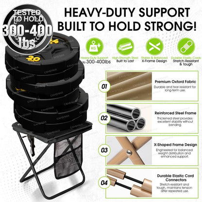 2-in-1 Portable Camping Table & Chair