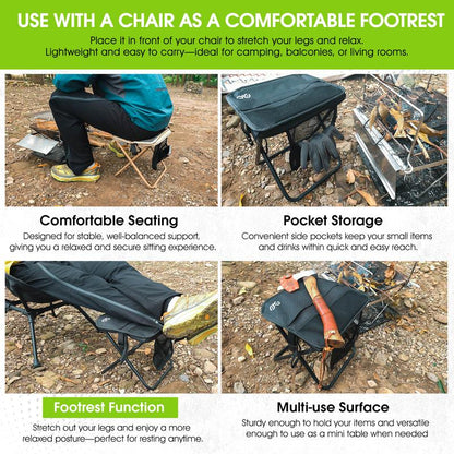 2-in-1 Portable Camping Table & Chair